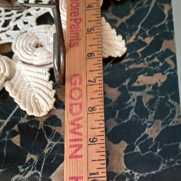 Silver Metal 2 Bottle Tabletop Wine Rack with Grapes & Leaves and Handle - Picture 8 of 8